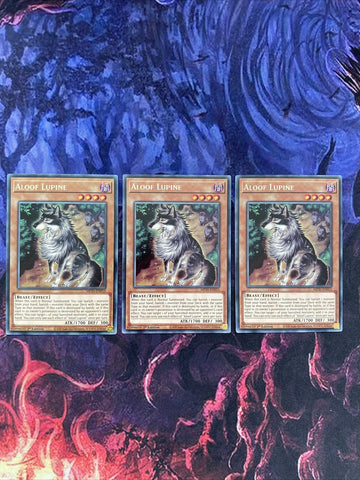 SAST-EN015 ALOOF LUPINE YUGIOH CARDS X3