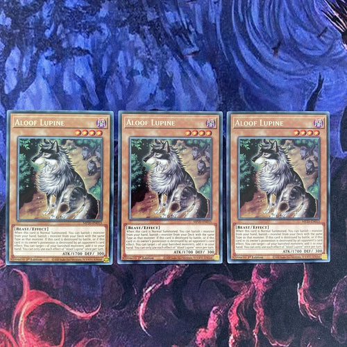SAST-EN015 ALOOF LUPINE YUGIOH CARDS X3