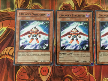 TSHD-EN004 YUGIOH CHANGER SYNCHRON CARD x3 (back)