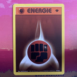 Pokemon Card Fighting Energy Base Set 1st Edition Common 97/102 FRENCH LP