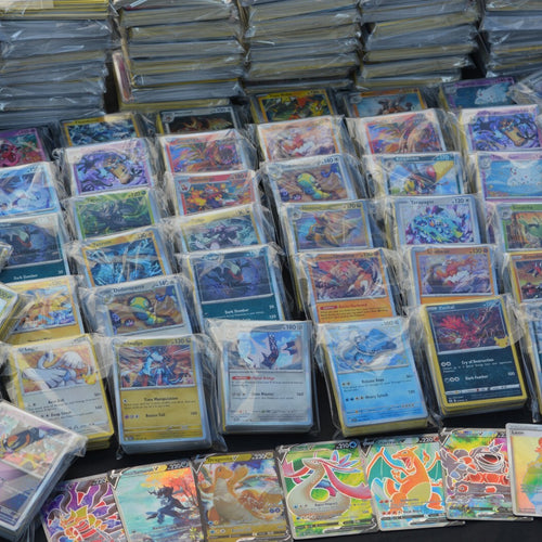 50x Pokemon Card Bundle TCG Pokémon Collection Rare Holo Cards 5 Holos/Reverse