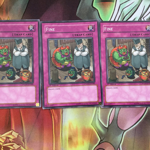 PTDN-EN080 Yugioh Fine Common NM/MINT 3X 1st Edition