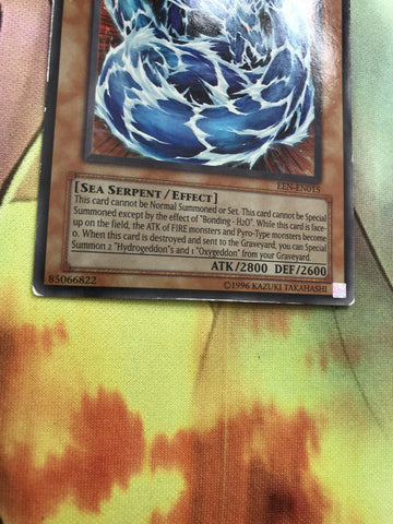 EEN-EN015 YUGIOH WATER DRAGON SUPER RARE PLAYED (back)