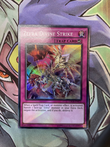 CROS-EN072 Zefra Divine Strike Super Rare Unlimited Edition NM Yugioh Card