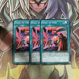 LCJW-EN128 x3 Spell of Pain Common Excellent Condition Yugioh
