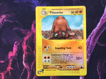 Pokemon Card Piloswine Skyridge Reverse Holo Uncommon 43/144 Near Mint