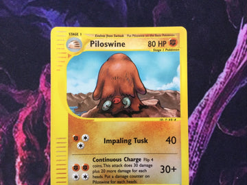 Pokemon Card Piloswine Skyridge Reverse Holo Uncommon 43/144 Near Mint (back)