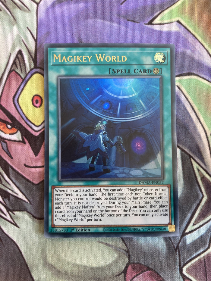 DAMA-EN057 Magikey World Ultra Rare 1st Edition NM Yugioh Card