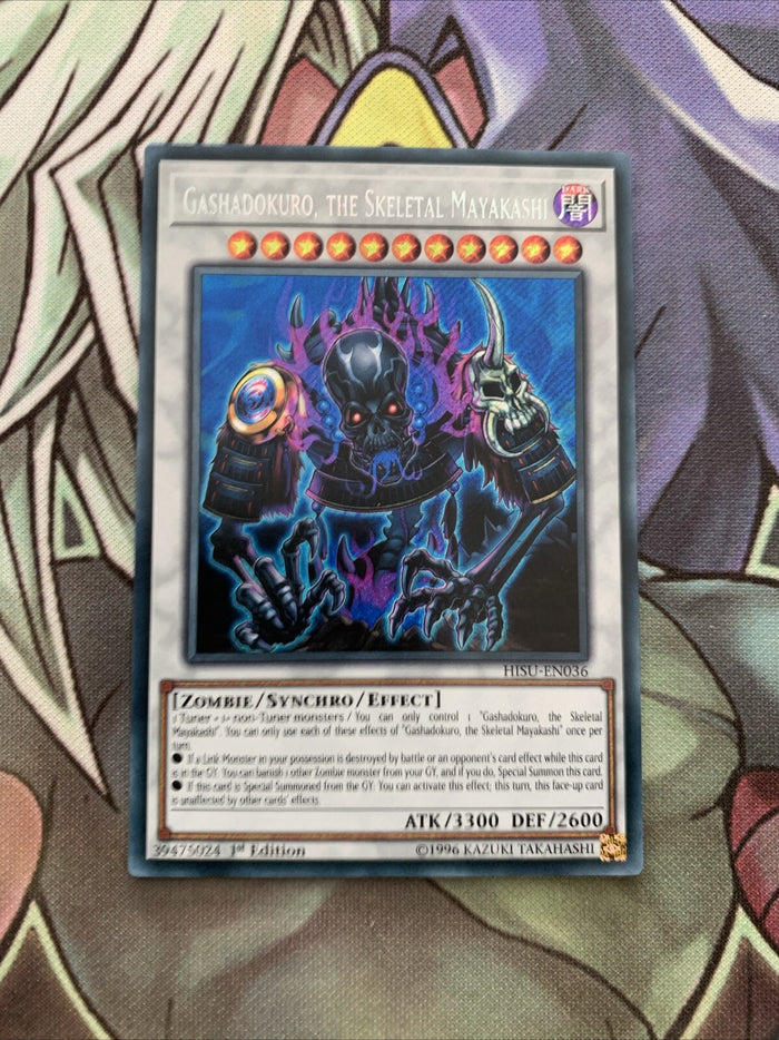 HISU-EN036 Gashadokuro, The Skeletal Mayakashi Secret 1st Edition NM Yugioh Card