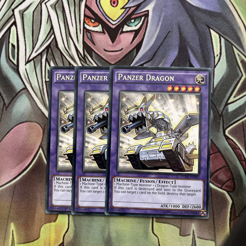 DUEA-EN097 x3 Panzer Dragon Rare Excellent Condition Yugioh