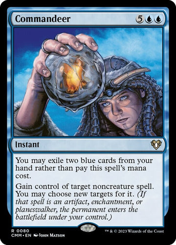 Commandeer - Commander Masters -Excellent Magic MTG