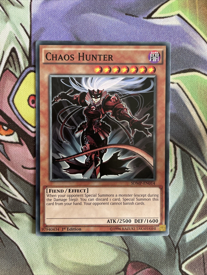SDMP-EN014 Chaos Hunter Common 1st Edition NM Yugioh Card