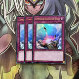 DUOV-EN097 x3 Compulsory Evacuation Device Ultra Rare Excellent Condition Yugioh