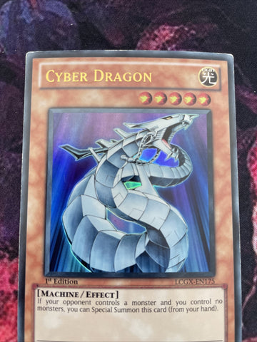 LCGX-EN175  YUGIOH CYBER DRAGON ULTRA RARE 1ST LP (back)