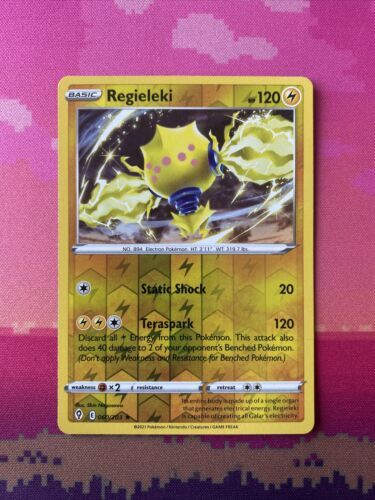 Pokemon Card Regieleki Evolving Skies Reverse Holo Rare 060/203 Near Mint