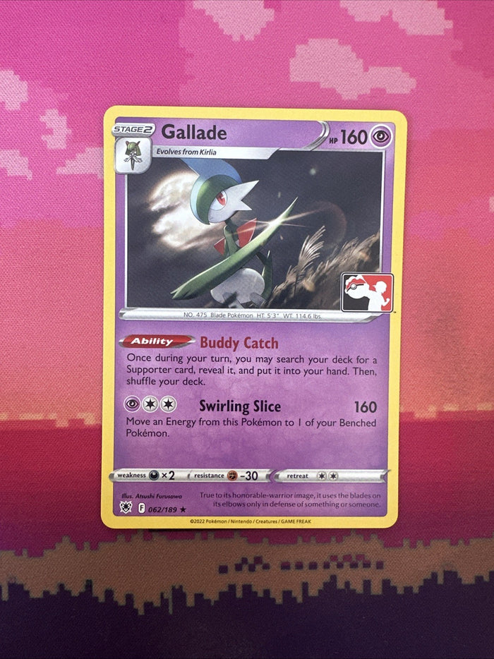 Pokemon Card Gallade Prize Pack Rare 062/189 Near Mint