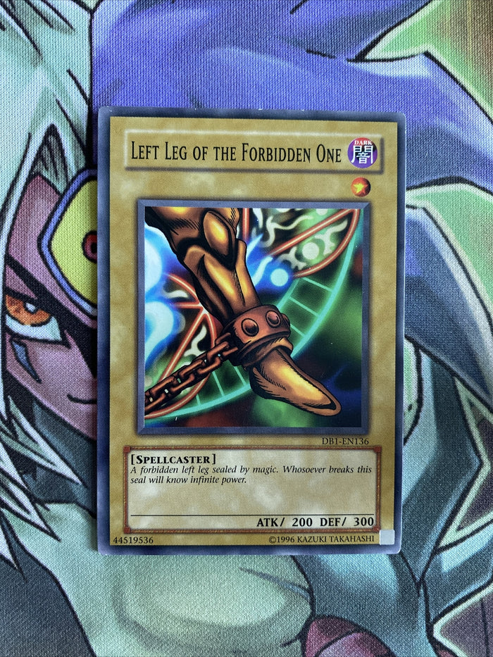 DB1-EN136 Left Leg Of The Forbidden One Common Unl Edition NM Yugioh Card