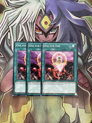 SDSE-EN031 x3 One for One Common Excellent Condition Yugioh
