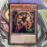 DESO-EN002 Destiny Hero - Dynatag Super Rare 1st Edition Near Mint Yugioh Card