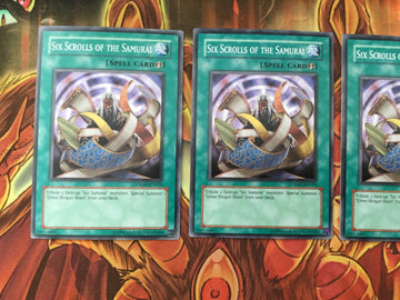 CRMS-EN059 Yugioh 3x Six Scrolls Of The Samurai  (Mixed) (back)