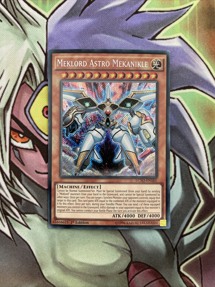 LC5D-EN161 Meklord Astro Mekanikle Secret Rare 1st Edition NM Condition Yugioh