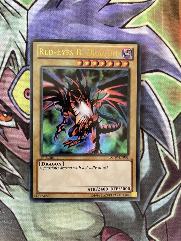 LCJW-EN003 Red-Eyes B. Dragon Ultra Rare 1st Edition NM Yugioh Card