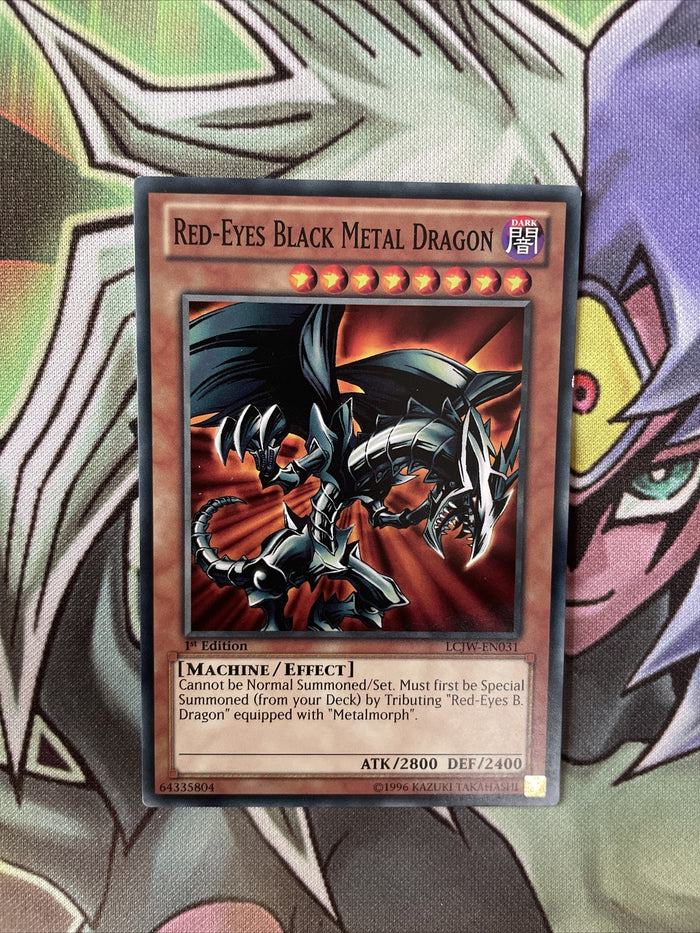 LCJW-EN031 Red-Eyes Black Metal Dragon Common 1st Edition NM Yugioh Card