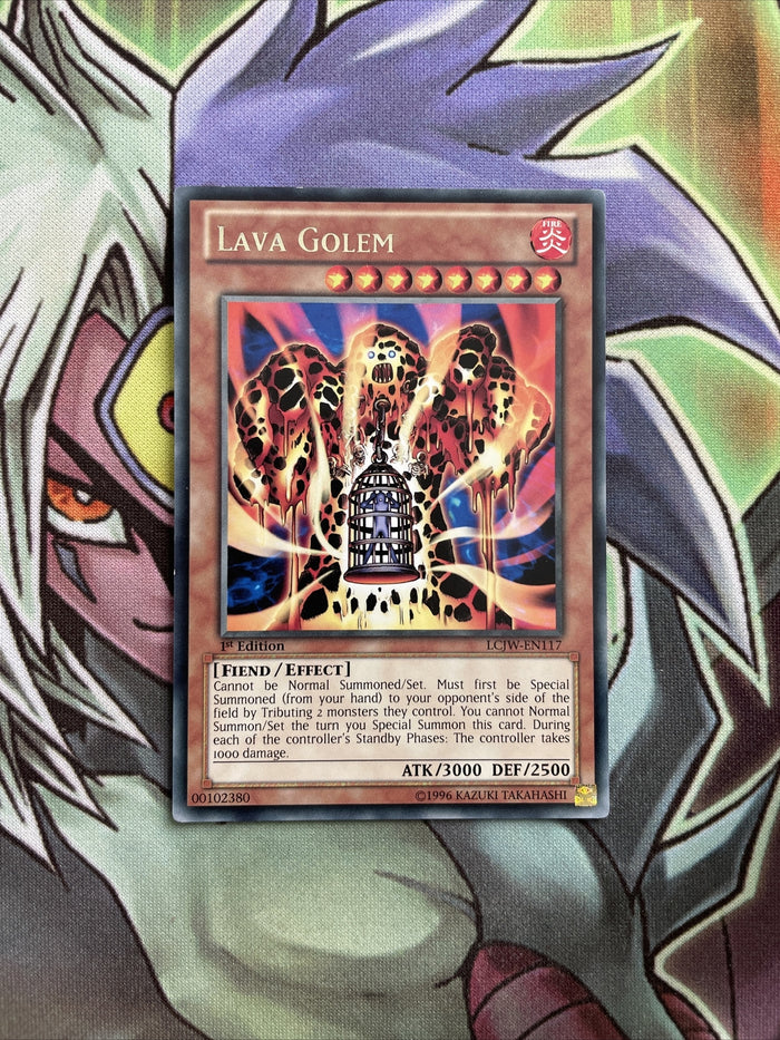 LCJW-EN117 Lava Golem Rare 1st Edition NM Yugioh Card