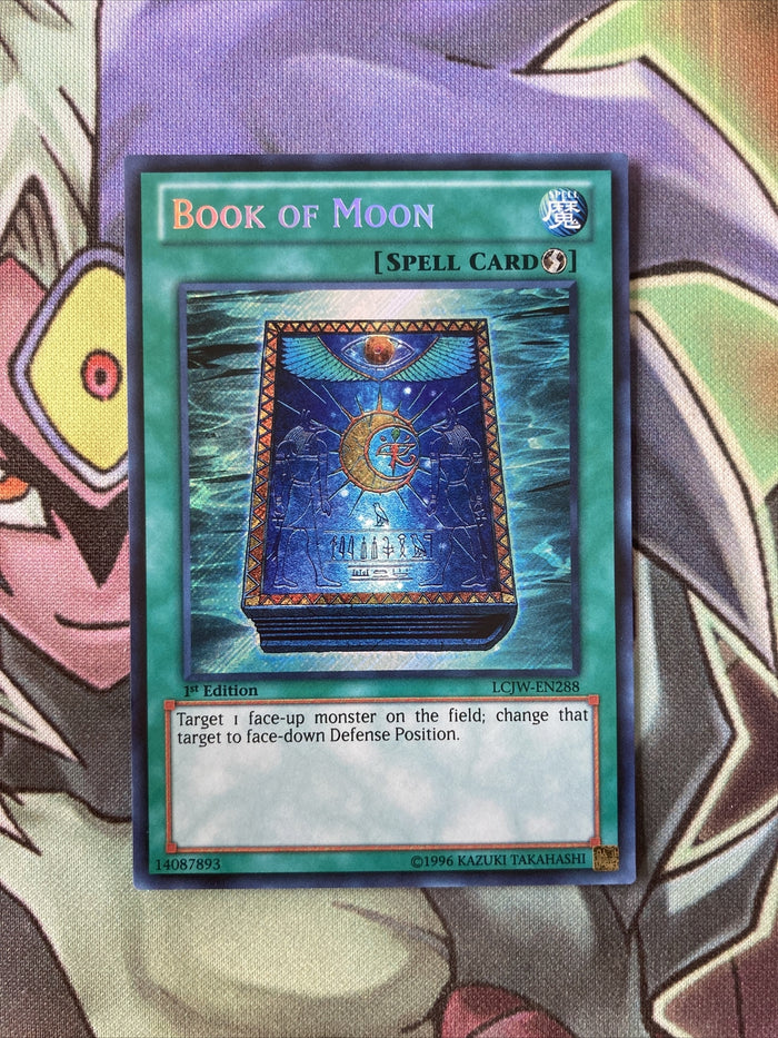 LCJW-EN288 Book Of Moon Secret Rare 1st Edition NM Yugioh Card
