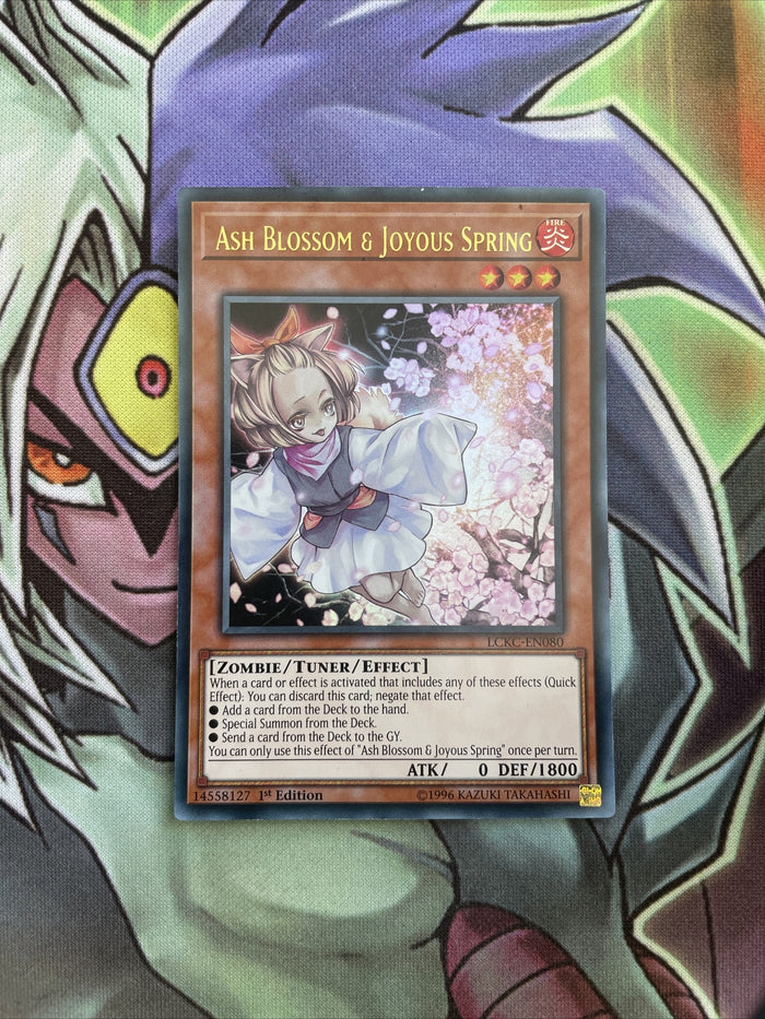 LCKC-EN080 Ash Blossom & Joyous Spring Ultra Rare 1st Edition NM Yugioh Card