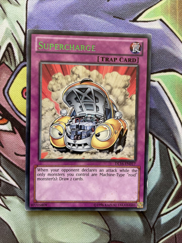 DL16-EN017 Supercharge Green Rare UNL Edition NM Yugioh Card