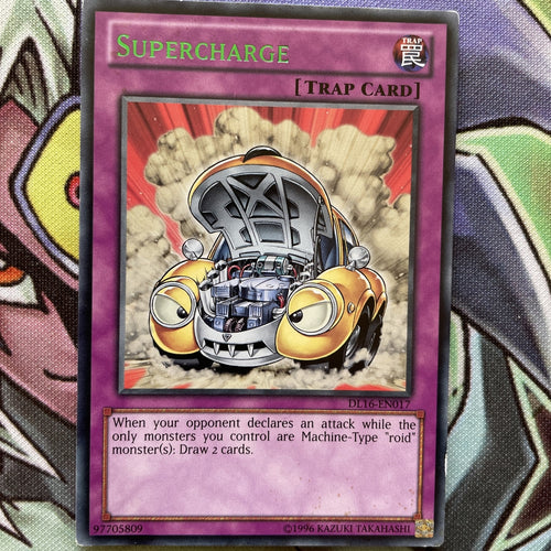 DL16-EN017 Supercharge Green Rare UNL Edition NM Yugioh Card