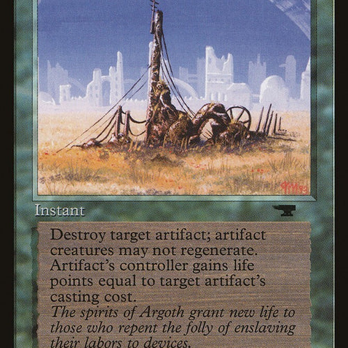 Crumble - Antiquities Excellent Magic MTG