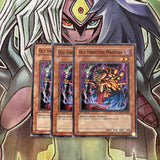 SDSC-EN009 x3 Old Vindictive Magician Common Excellent Condition Yugioh