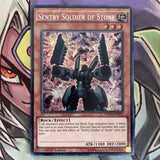 MVP1-ENS12 Sentry Soldier Of Stone Secret Rare 1st Edition NM Yugioh Card