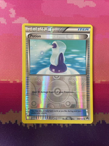 Pokemon Card Potion Breakpoint Reverse Holo 106/122 Near Mint