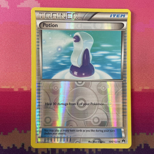 Pokemon Card Potion Breakpoint Reverse Holo 106/122 Near Mint