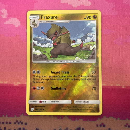 Pokemon Card Fraxture Unified Minds Reverse Holo 155/236 Near Mint