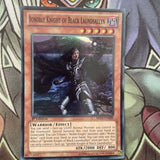 ABYR-EN000 Ignoble Knight OF Black Laundsallyn Super 1st Edition NM Yugioh Card