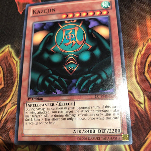 LCJW-EN225 YUGIOH KAZEJIN 1st edition
