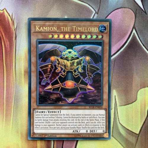 BLLR-EN034 Yugioh Kamion, The Timelord Ultra Rare 1st Edition