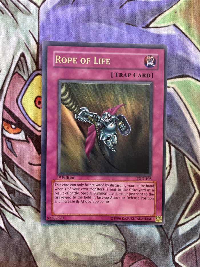 PGD-105 Rope Of Life Ultra Rare 1st Edition Near Mint Yugioh Card