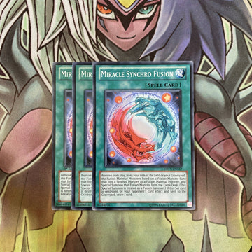 DREV-EN057 x3 Miracle Synchro Fusion Common Excellent Condition Yugioh