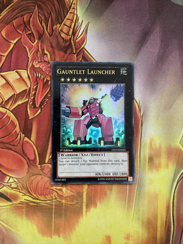 LTGY-EN045 Gauntlet Launcher Ultra Rare Yugioh Card 1st Edition New