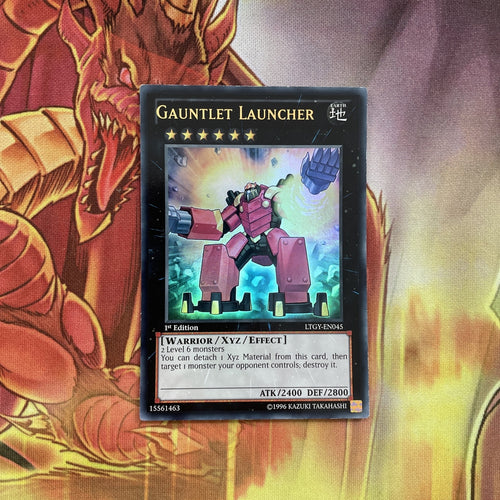 LTGY-EN045 Gauntlet Launcher Ultra Rare Yugioh Card 1st Edition New