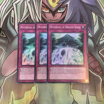 MACR-EN078 x3 Waterfall pf Dragon Souls Super Rare Excellent Condition Yugioh