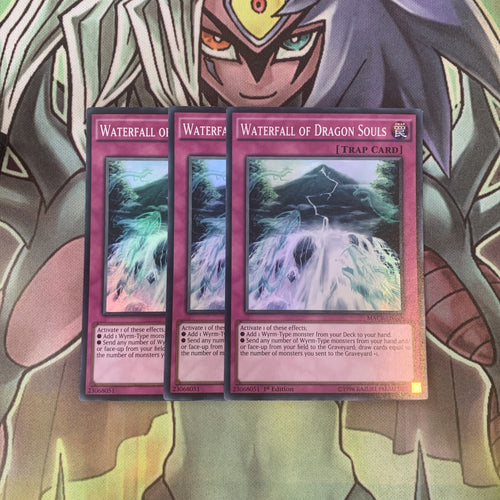 MACR-EN078 x3 Waterfall pf Dragon Souls Super Rare Excellent Condition Yugioh