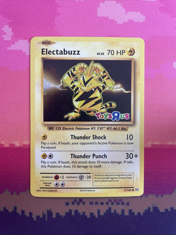 Pokemon Card Electabuzz Evolutions TOYSRUS Holo 41/108 NM