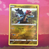 Pokemon Card Druddigon Unified Minds Reverse Holo 157/236 Near Mint