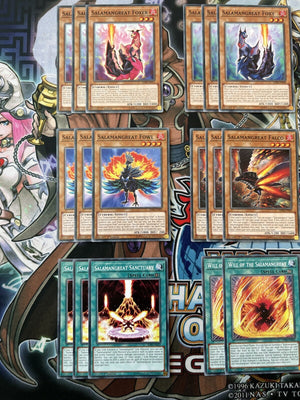 Deck Salamangreat Yugioh 26 Cards SDSB (back)